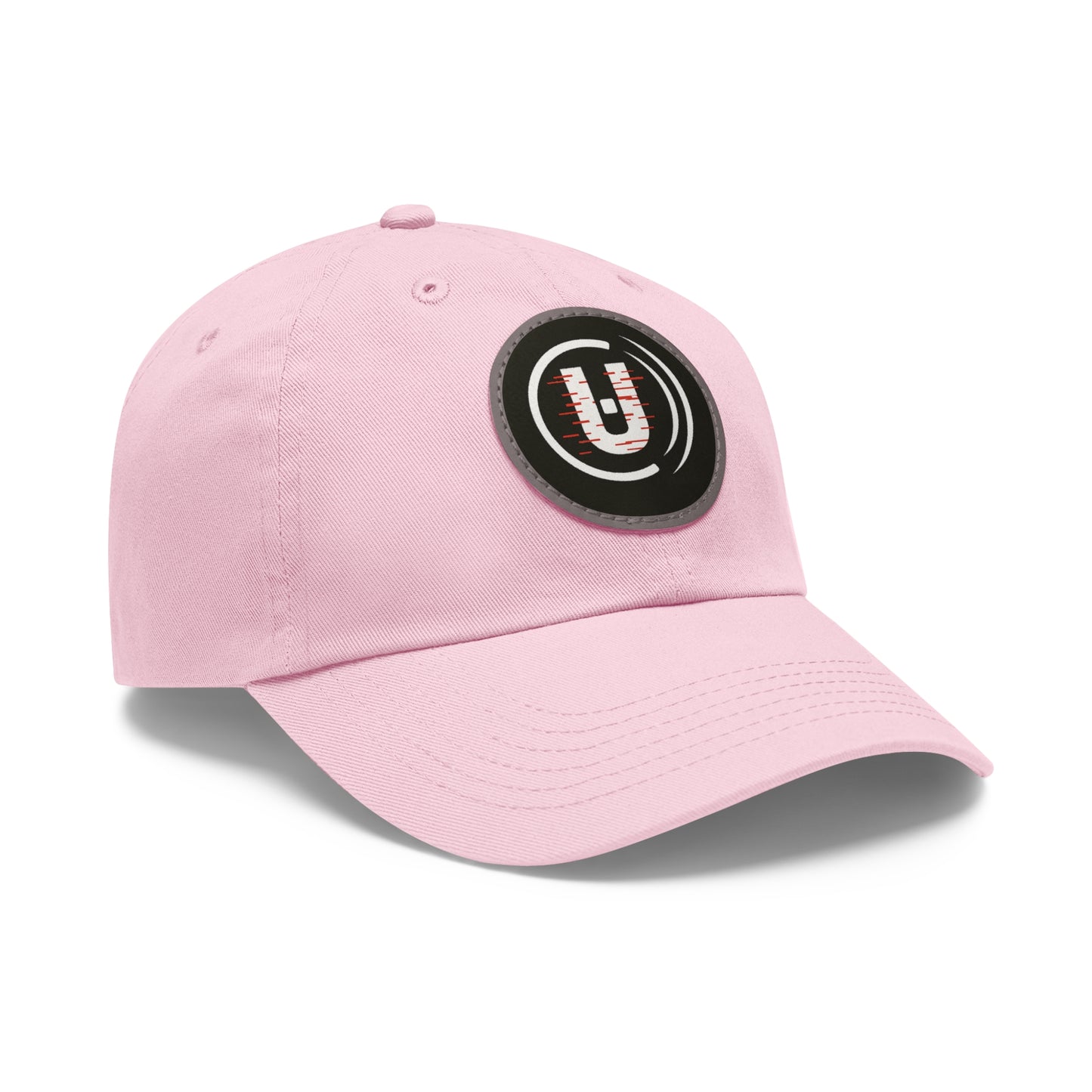 Dad Hat with Round Leather Patch - Unfitware Symbol
