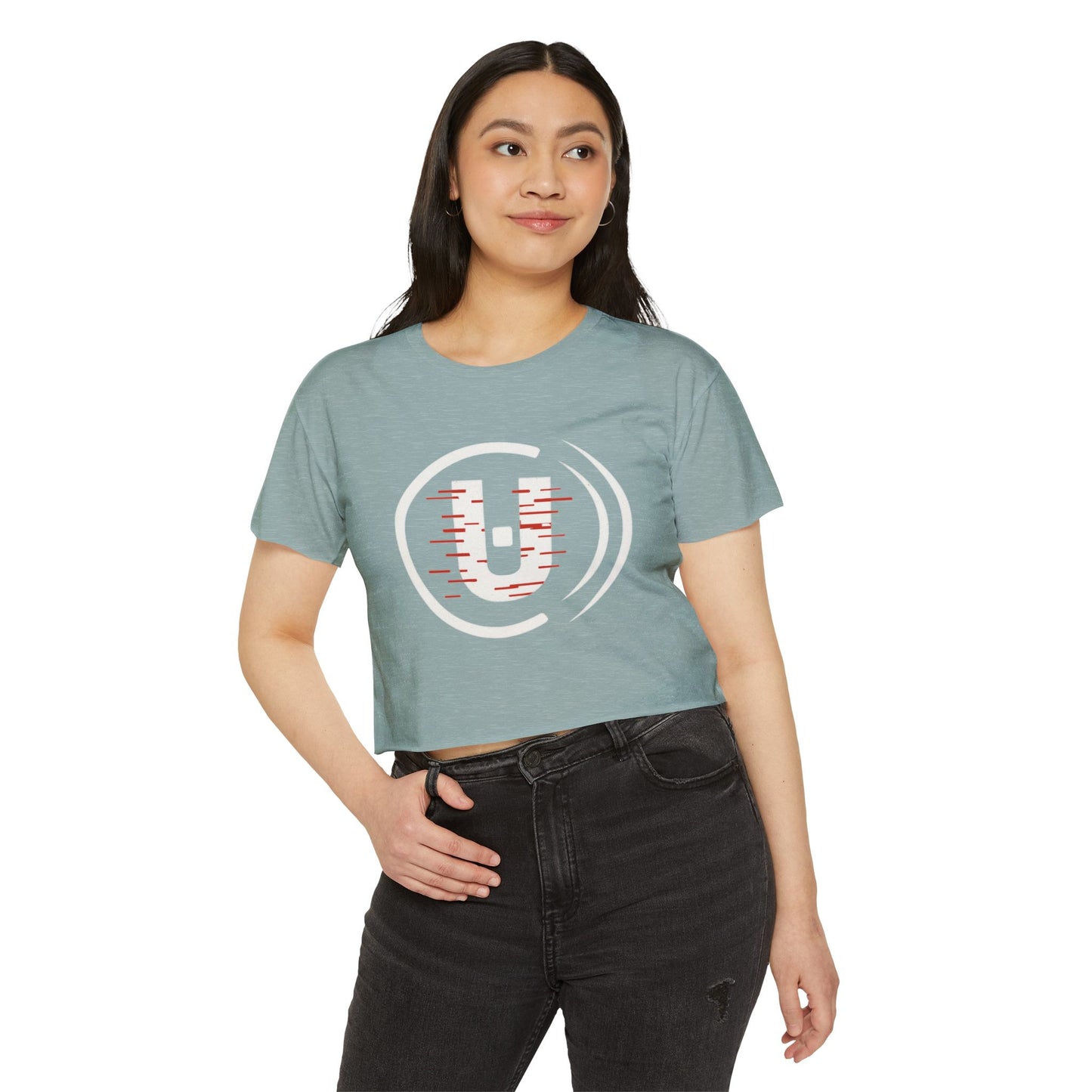 Festival Vibe Crop Top - Unfit Ware, Stylish Summer Top, Music Festival Wear, Casual Day Out Shirt, Trendy Streetwear