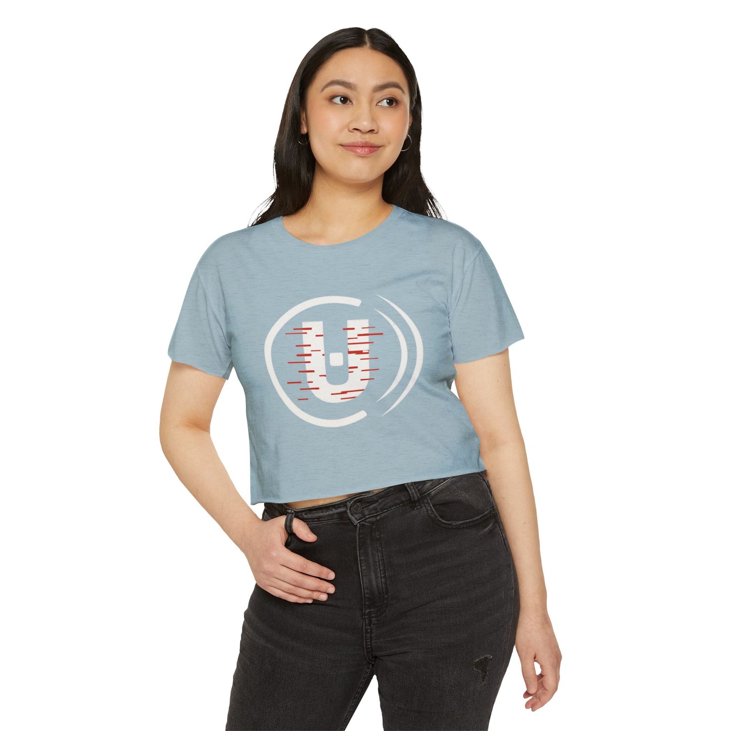 Festival Vibe Crop Top - Unfit Ware, Stylish Summer Top, Music Festival Wear, Casual Day Out Shirt, Trendy Streetwear