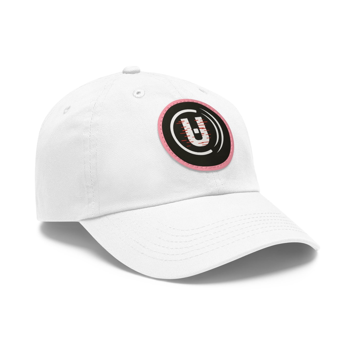 Dad Hat with Round Leather Patch - Unfitware Symbol