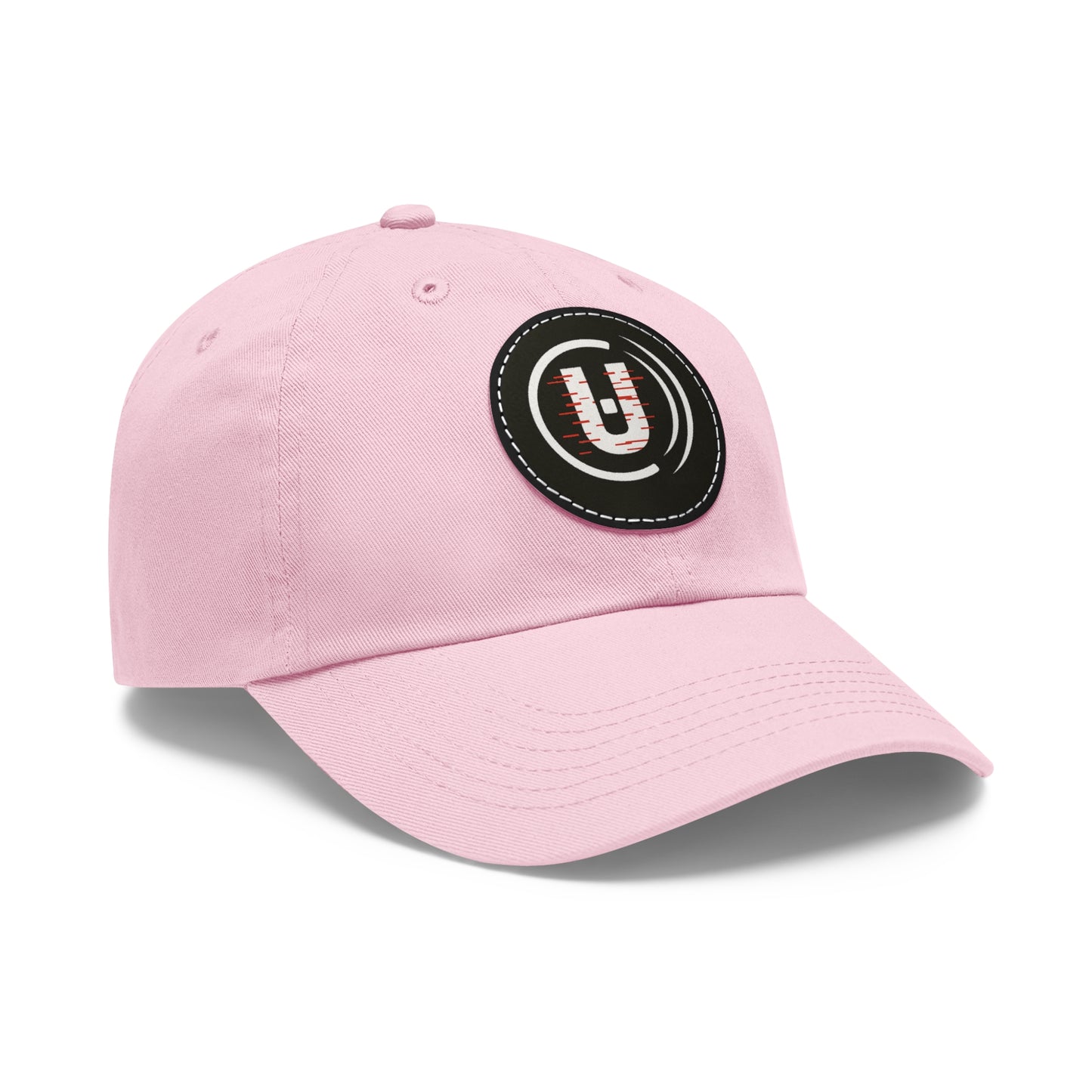 Dad Hat with Round Leather Patch - Unfitware Symbol