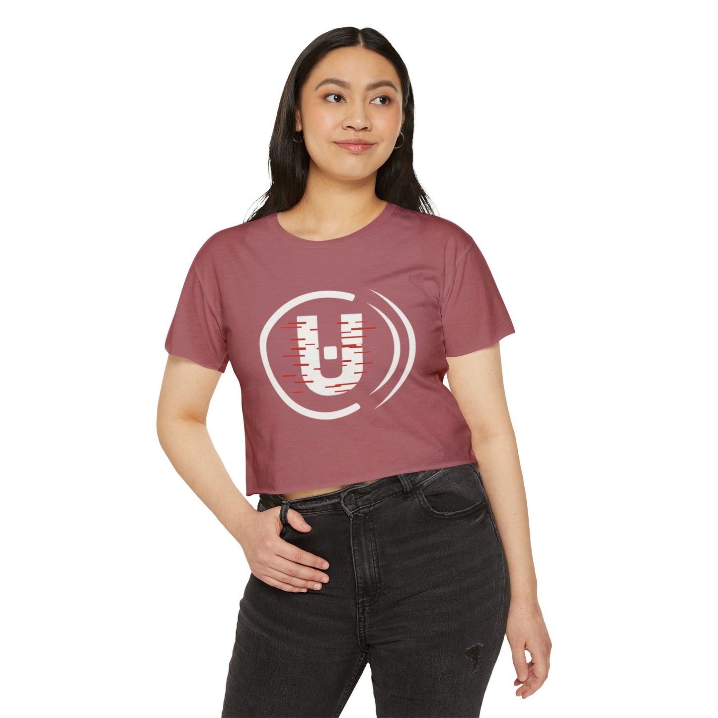 Festival Vibe Crop Top - Unfit Ware, Stylish Summer Top, Music Festival Wear, Casual Day Out Shirt, Trendy Streetwear