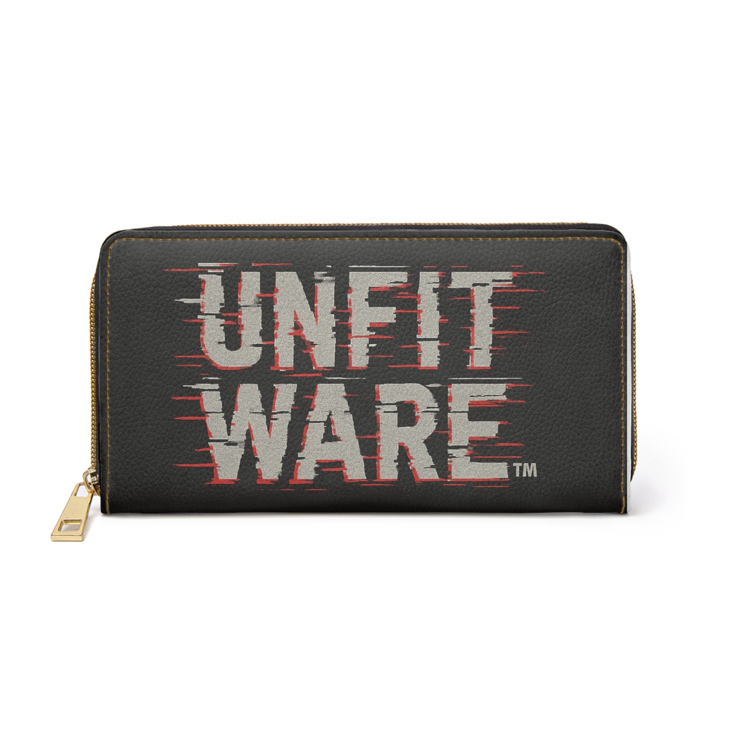 Zipper Wallet - Unfitware Logo