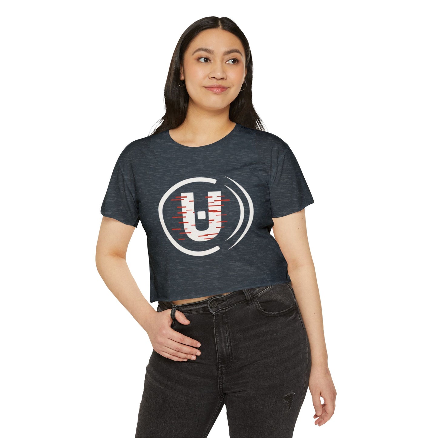 Festival Vibe Crop Top - Unfit Ware, Stylish Summer Top, Music Festival Wear, Casual Day Out Shirt, Trendy Streetwear