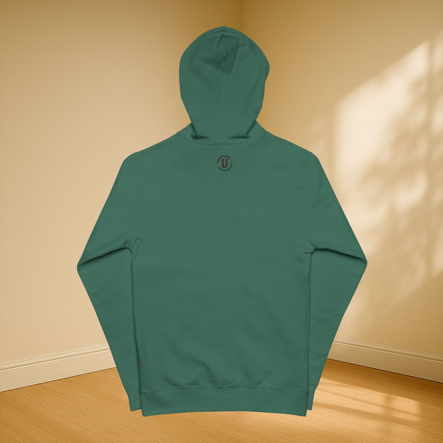 Unisex Fleece Zip Up Hoodie - Unfitware Symbol