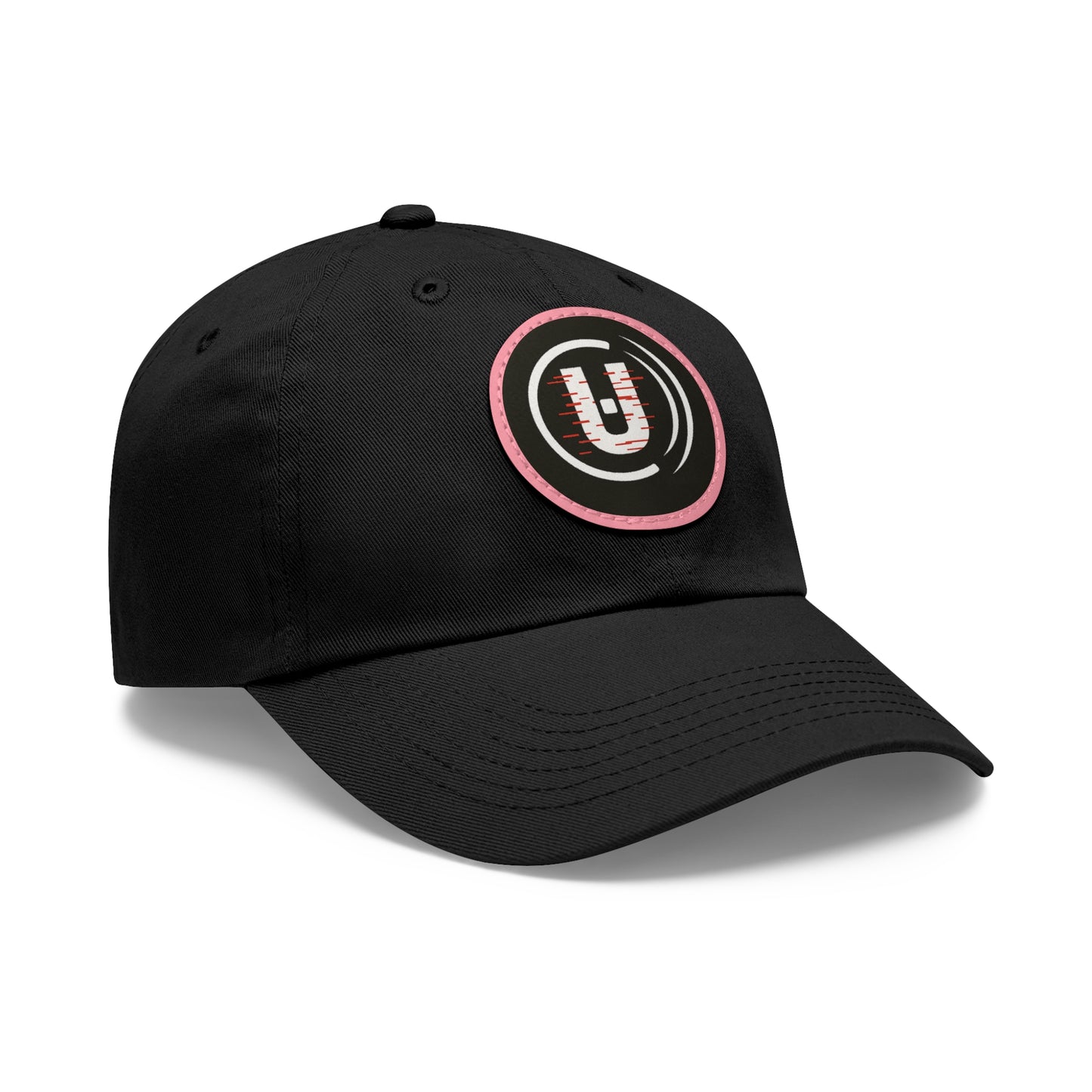 Dad Hat with Round Leather Patch - Unfitware Symbol