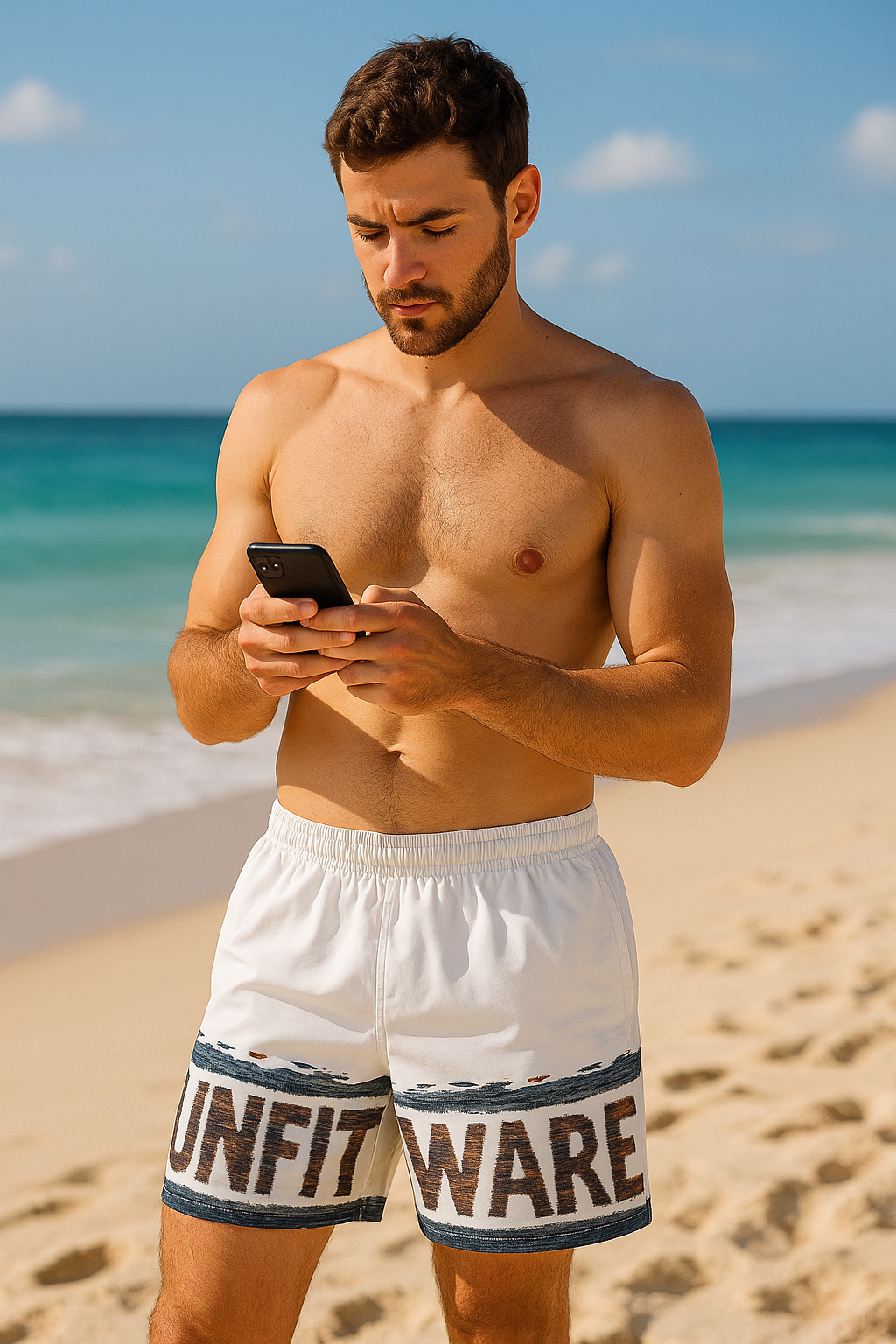 Elastic Beach Shorts - Unfitware Design