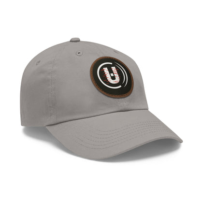 Dad Hat with Round Leather Patch - Unfitware Symbol