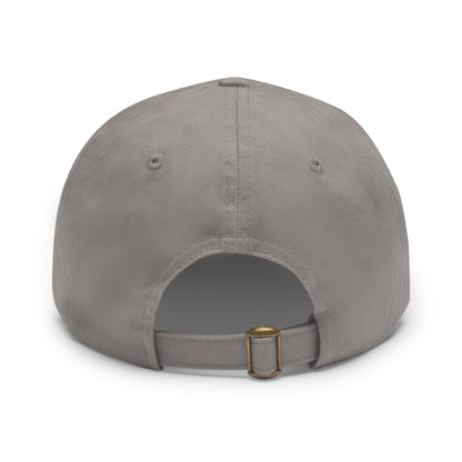 Dad Hat with Round Leather Patch - Unfitware Symbol