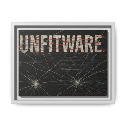 Framed Canvas Art Print - Unfitware - Modern Wall Decor, Unique Gift for Art Lovers, Home Decor, Gallery Wall