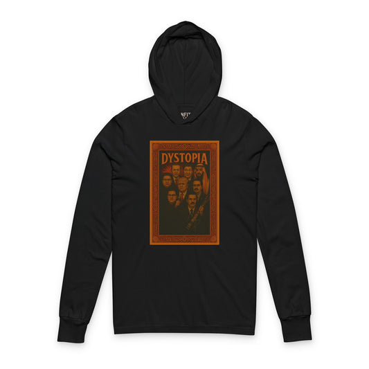 World Tour Hoodie - Dystopia Design, Unisex Long Sleeve Tee, Casual Streetwear, Concert Merchandise, Unique Gift, Pop Culture Fashion