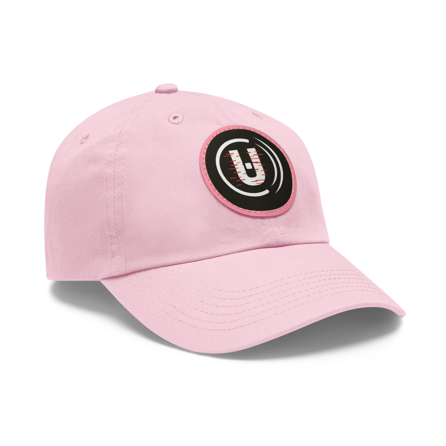 Dad Hat with Round Leather Patch - Unfitware Symbol