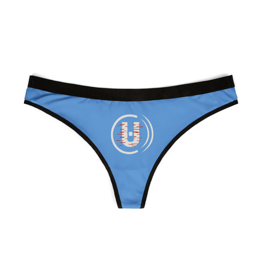 Thong - Blue Floral Discomfortwear - Soft where it shouldn’t be. Bold where it doesn’t matter.