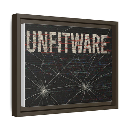 Framed Canvas Art Print - Unfitware - Modern Wall Decor, Unique Gift for Art Lovers, Home Decor, Gallery Wall