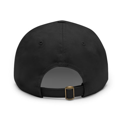 Dad Hat with Round Leather Patch - Unfitware Symbol
