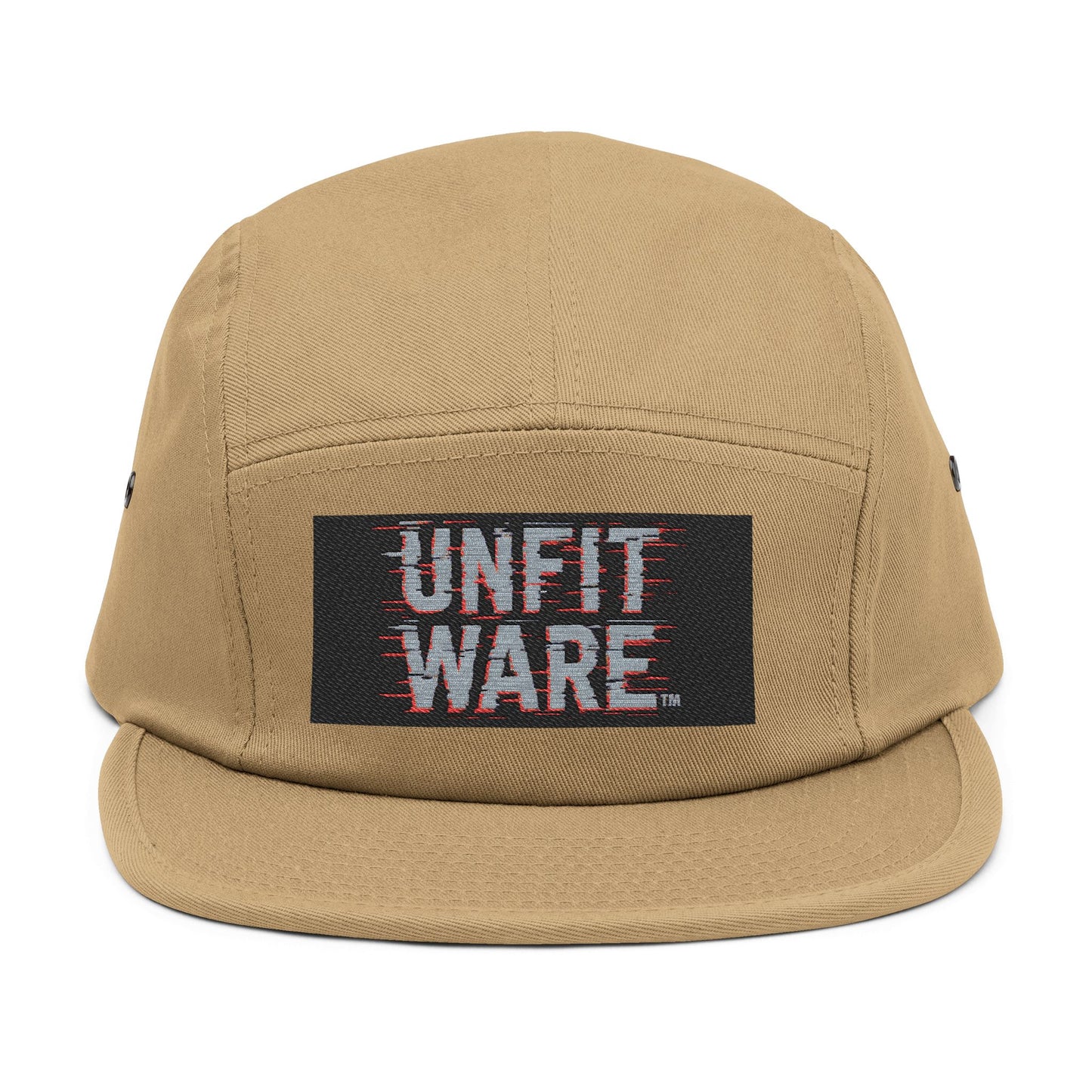 Unfit Ware Embroidered 5 Panel Cap - Casual Streetwear Hat
