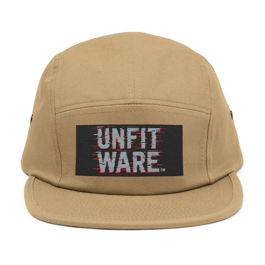 Unfit Ware Embroidered 5 Panel Cap - Casual Streetwear Hat