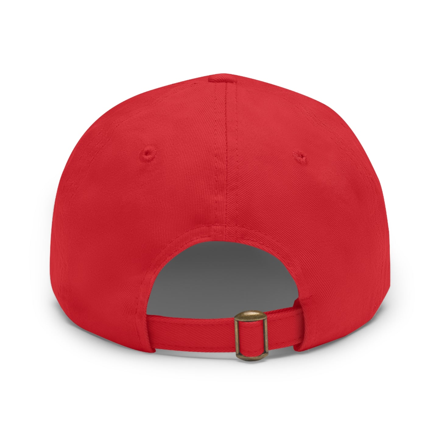 Dad Hat with Round Leather Patch - Unfitware Symbol