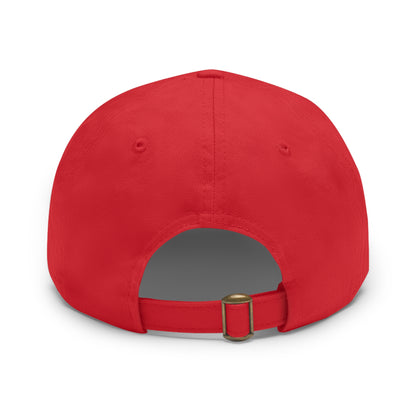 Dad Hat with Round Leather Patch - Unfitware Symbol