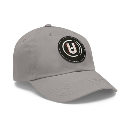 Dad Hat with Round Leather Patch - Unfitware Symbol
