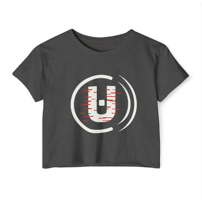 Festival Vibe Crop Top - Unfit Ware, Stylish Summer Top, Music Festival Wear, Casual Day Out Shirt, Trendy Streetwear