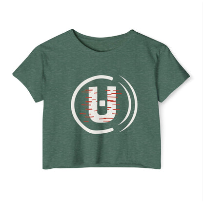 Festival Vibe Crop Top - Unfit Ware, Stylish Summer Top, Music Festival Wear, Casual Day Out Shirt, Trendy Streetwear