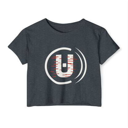 Festival Vibe Crop Top - Unfit Ware, Stylish Summer Top, Music Festival Wear, Casual Day Out Shirt, Trendy Streetwear