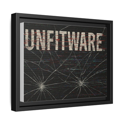 Framed Canvas Art Print - Unfitware - Modern Wall Decor, Unique Gift for Art Lovers, Home Decor, Gallery Wall