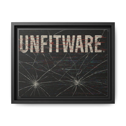 Framed Canvas Art Print - Unfitware - Modern Wall Decor, Unique Gift for Art Lovers, Home Decor, Gallery Wall