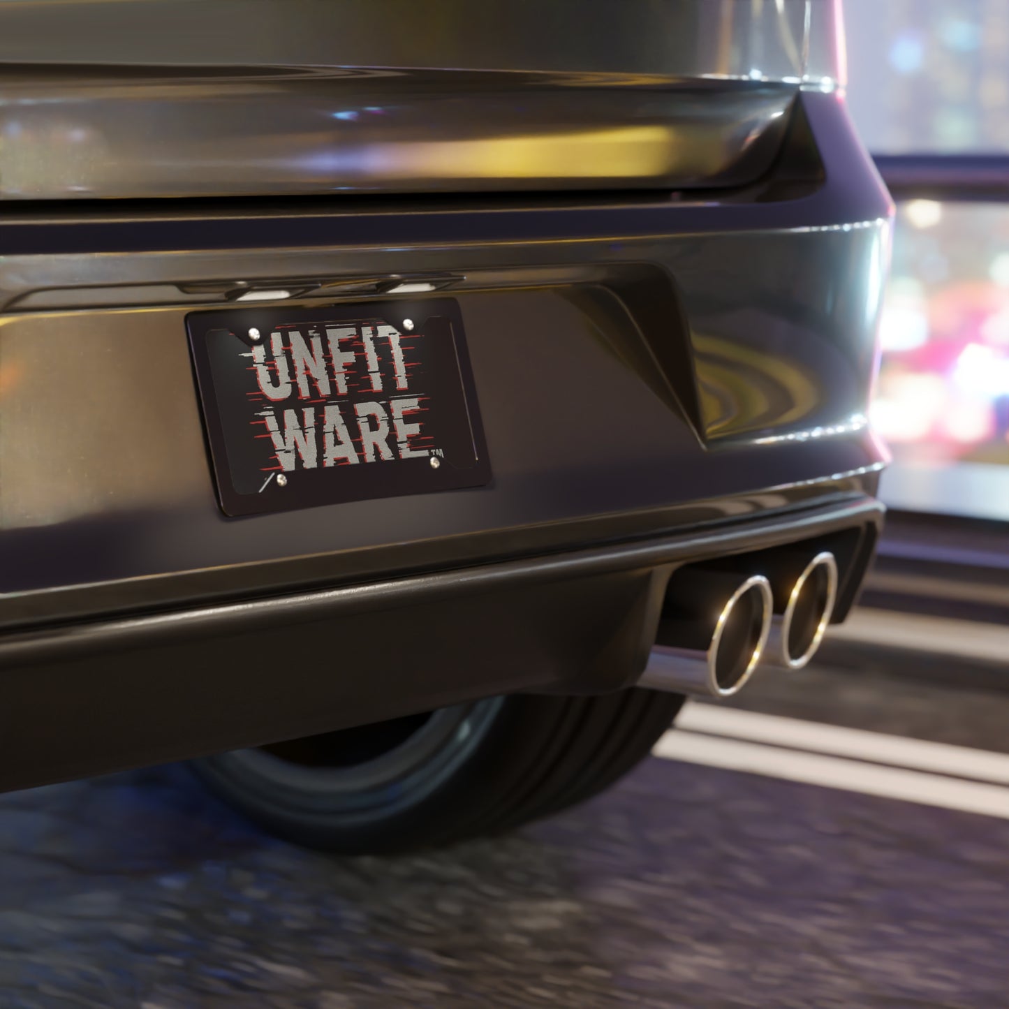 Vanity Plate - Unfitware Design