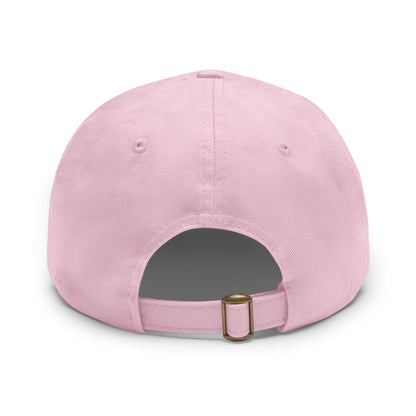 Dad Hat with Round Leather Patch - Unfitware Symbol