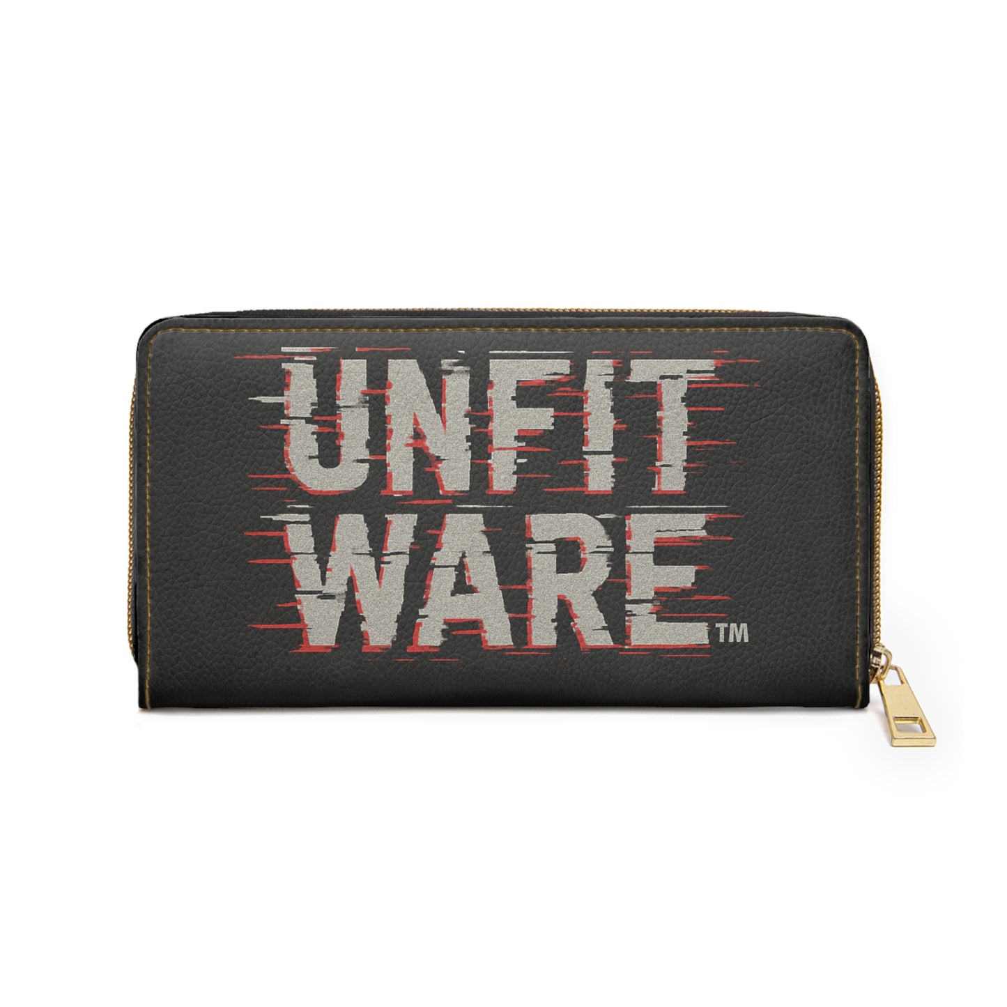Zipper Wallet - Unfitware Logo