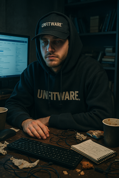 Unfit Ware Embroidered 5 Panel Cap - Casual Streetwear Hat