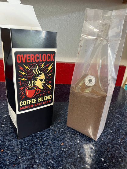 OVERCLOCK BLACKOUT™ — Cascades Roast (Medium-Dark) Stimulation for the Soul-Dead.